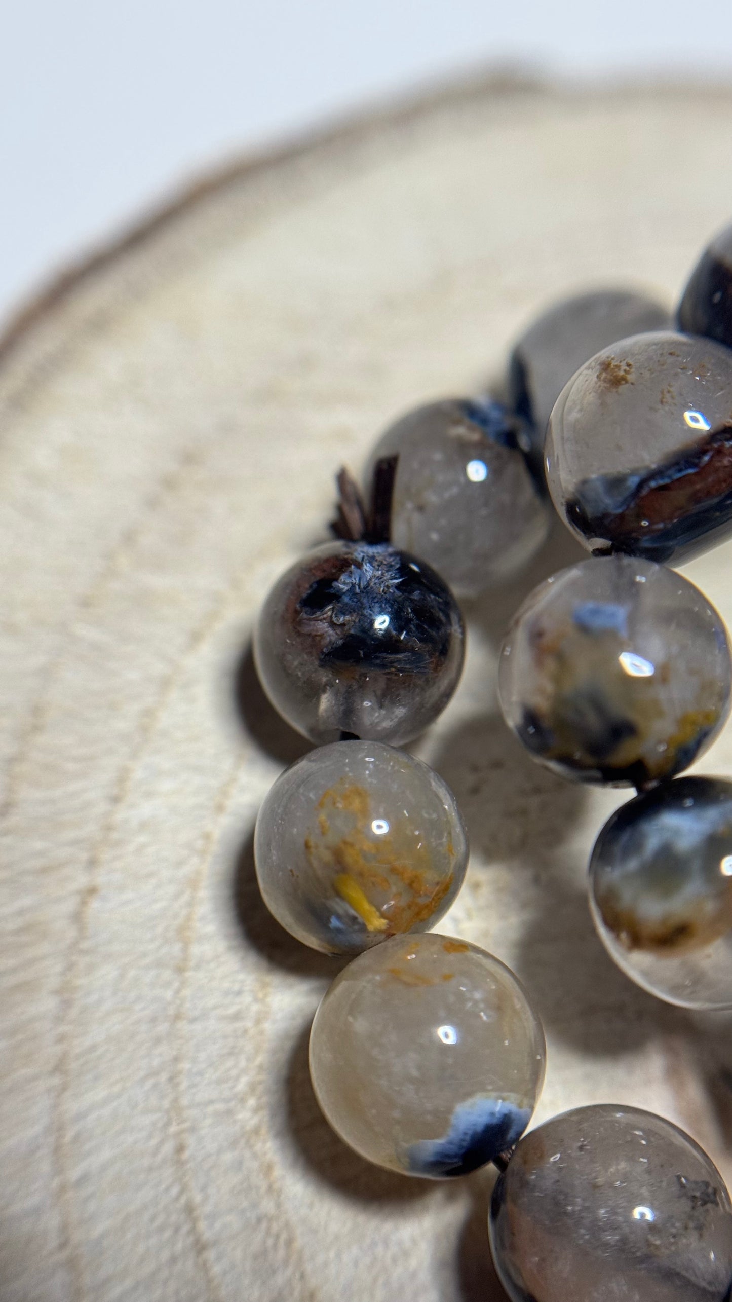 Bracelet en pietersite bleue sur quartz - 7mm