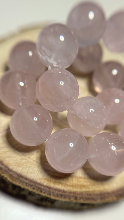 Bracelet en quartz rose haute qualité