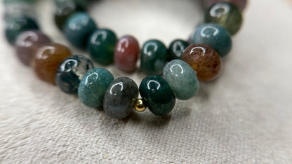 Bracelet Agate Indienne rondelles