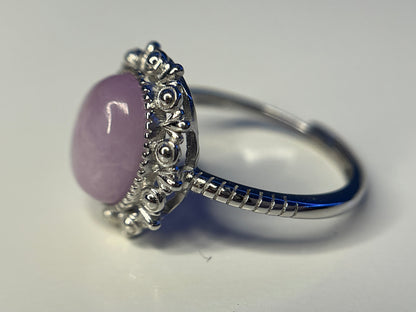 Bague en Kunzite et argent 925