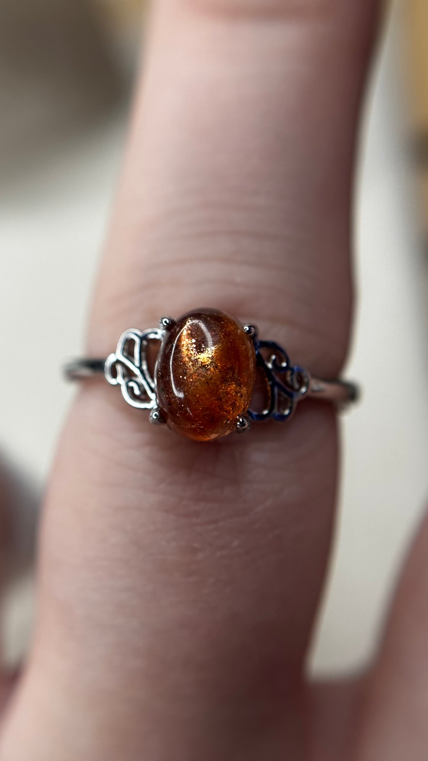 Bague pierre de soleil AAA