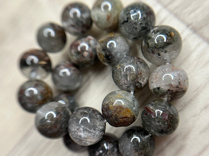 Bracelet quartz jardin - Lodolite