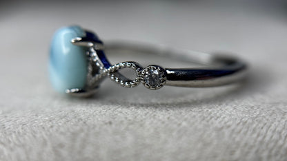 Bague larimar - argent