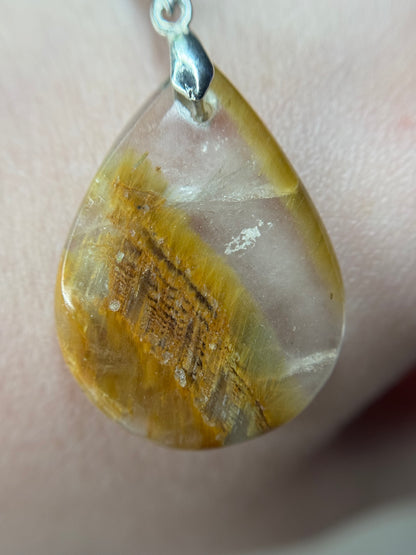 Pendentif Cacoxenite rutile