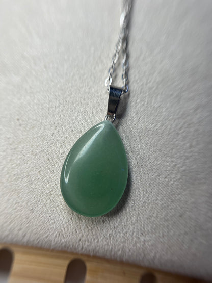 Pendentif aventurine verte