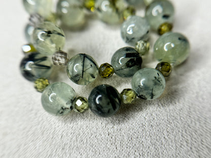 Prehnite et zircon