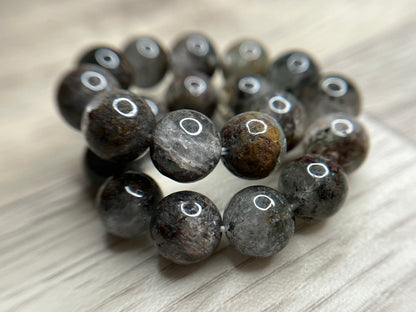 Bracelet quartz jardin - Lodolite