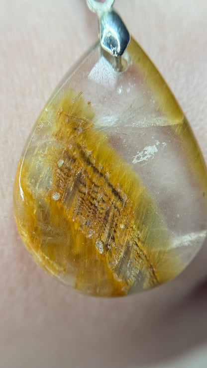 Pendentif Cacoxenite rutile