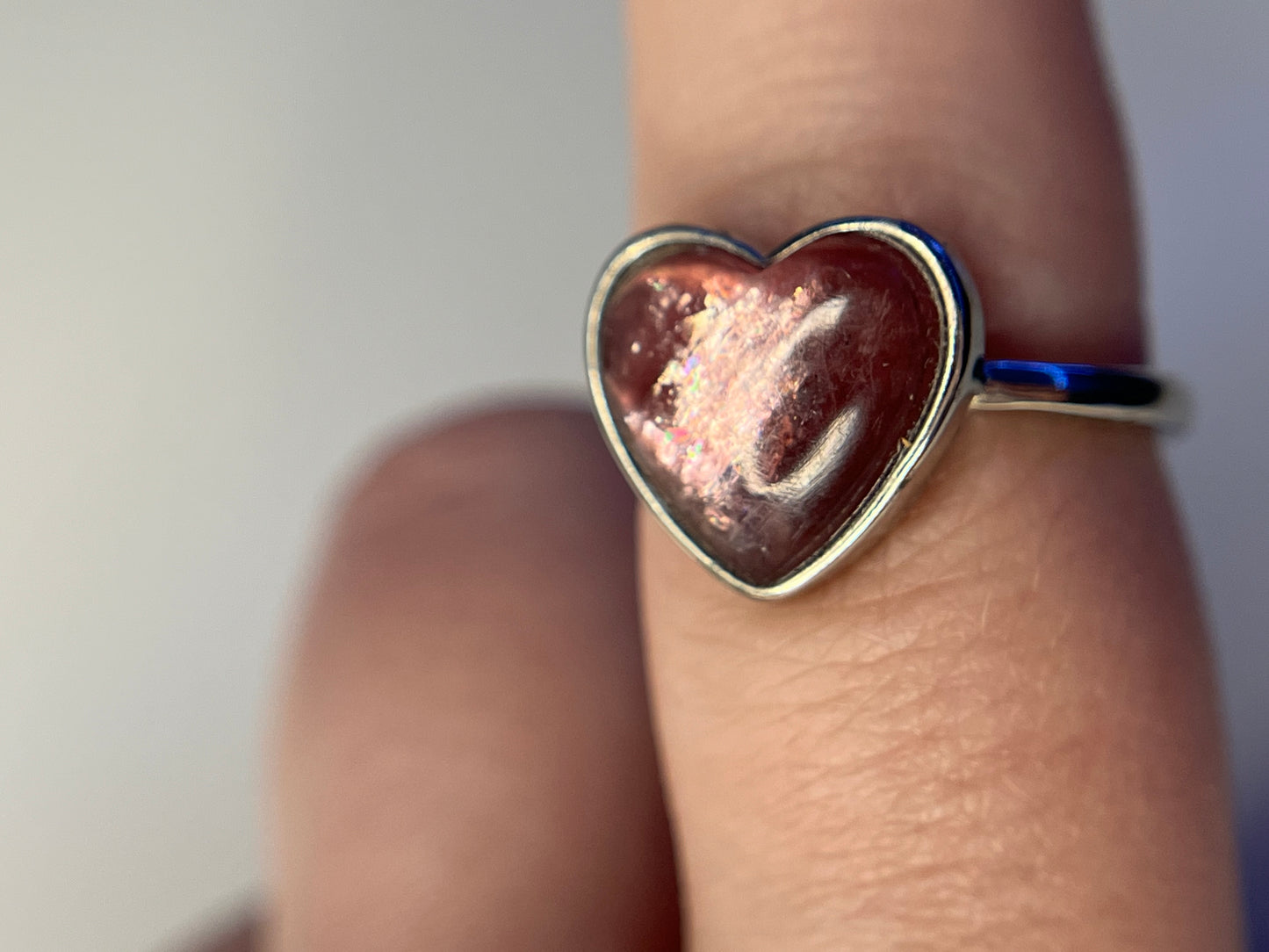 Bague en lepidolite qualité gemme