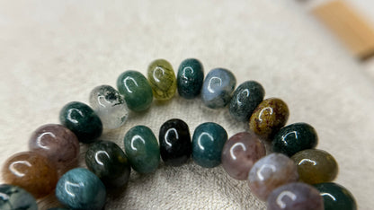 Bracelet Agate Indienne rondelles