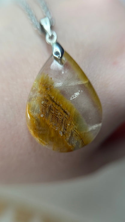 Pendentif Cacoxenite rutile