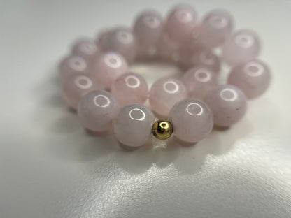 Bracelet quartz rose