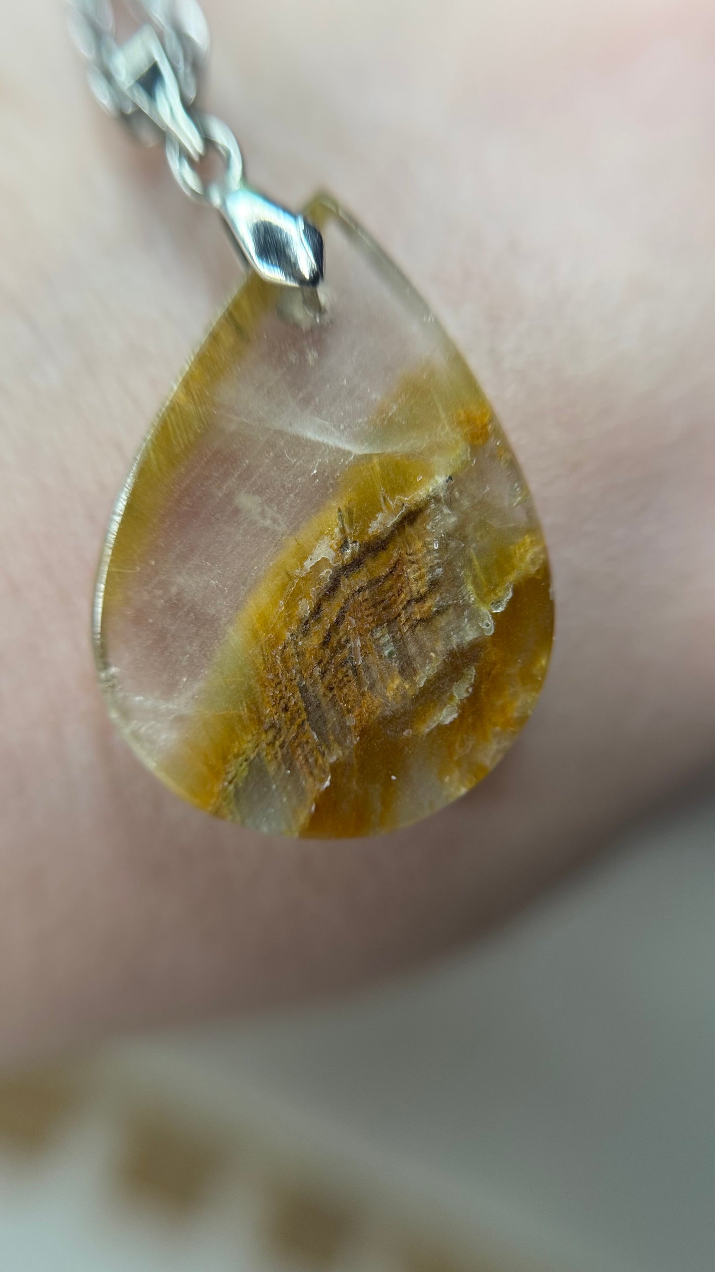 Pendentif Cacoxenite rutile