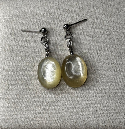 Boucles d’oreilles en muscovite