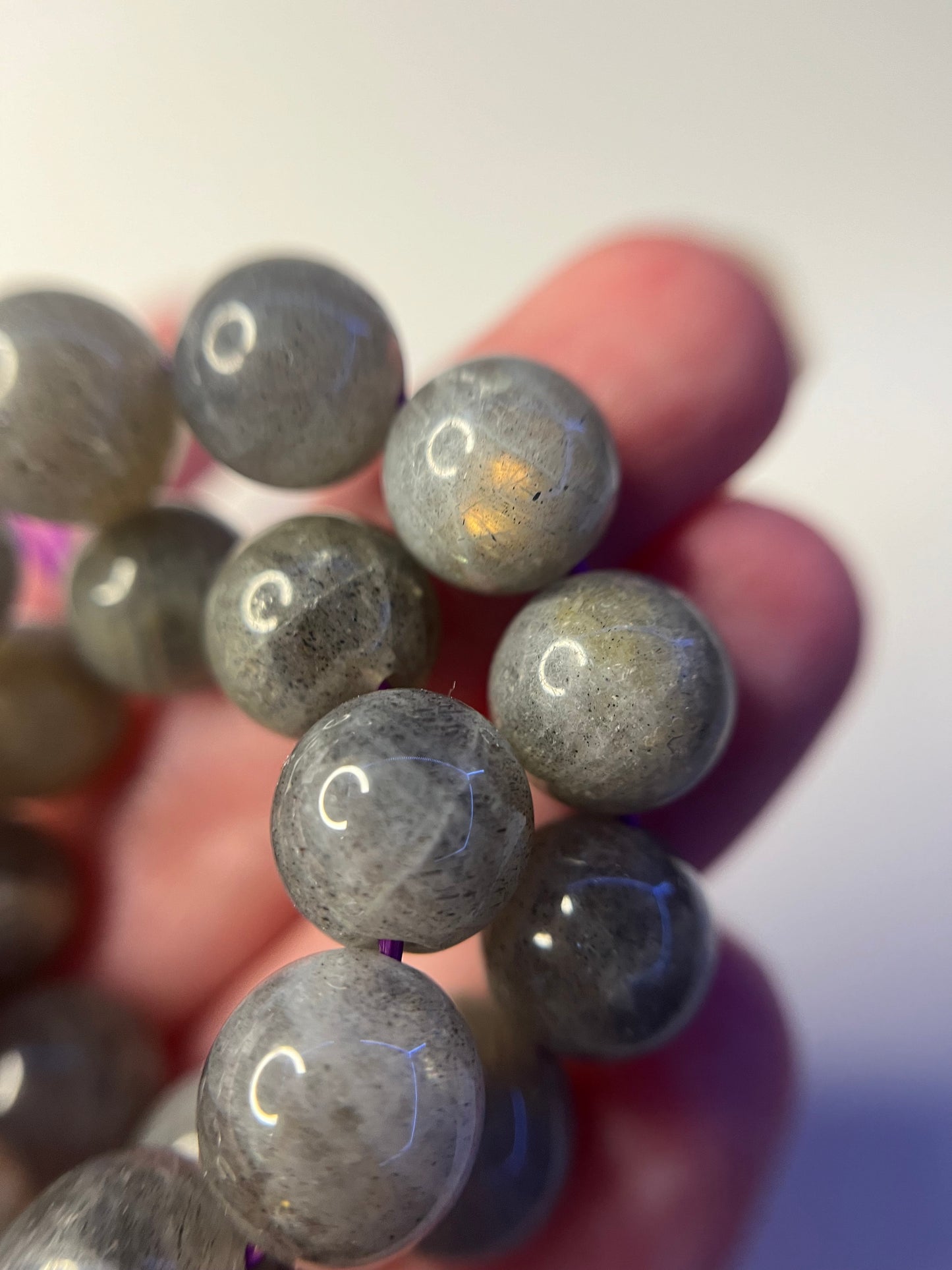 Bracelet labradorite spectrolite