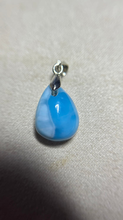 Pendentif en larimar