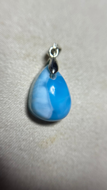 Pendentif en larimar