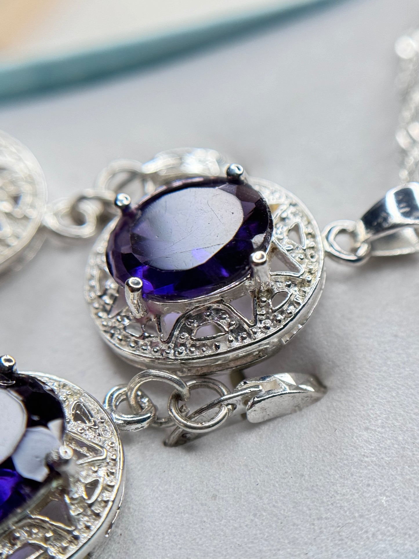 Parure amethyste et argent 925