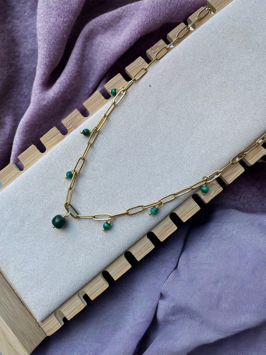 Collier May - Malachite