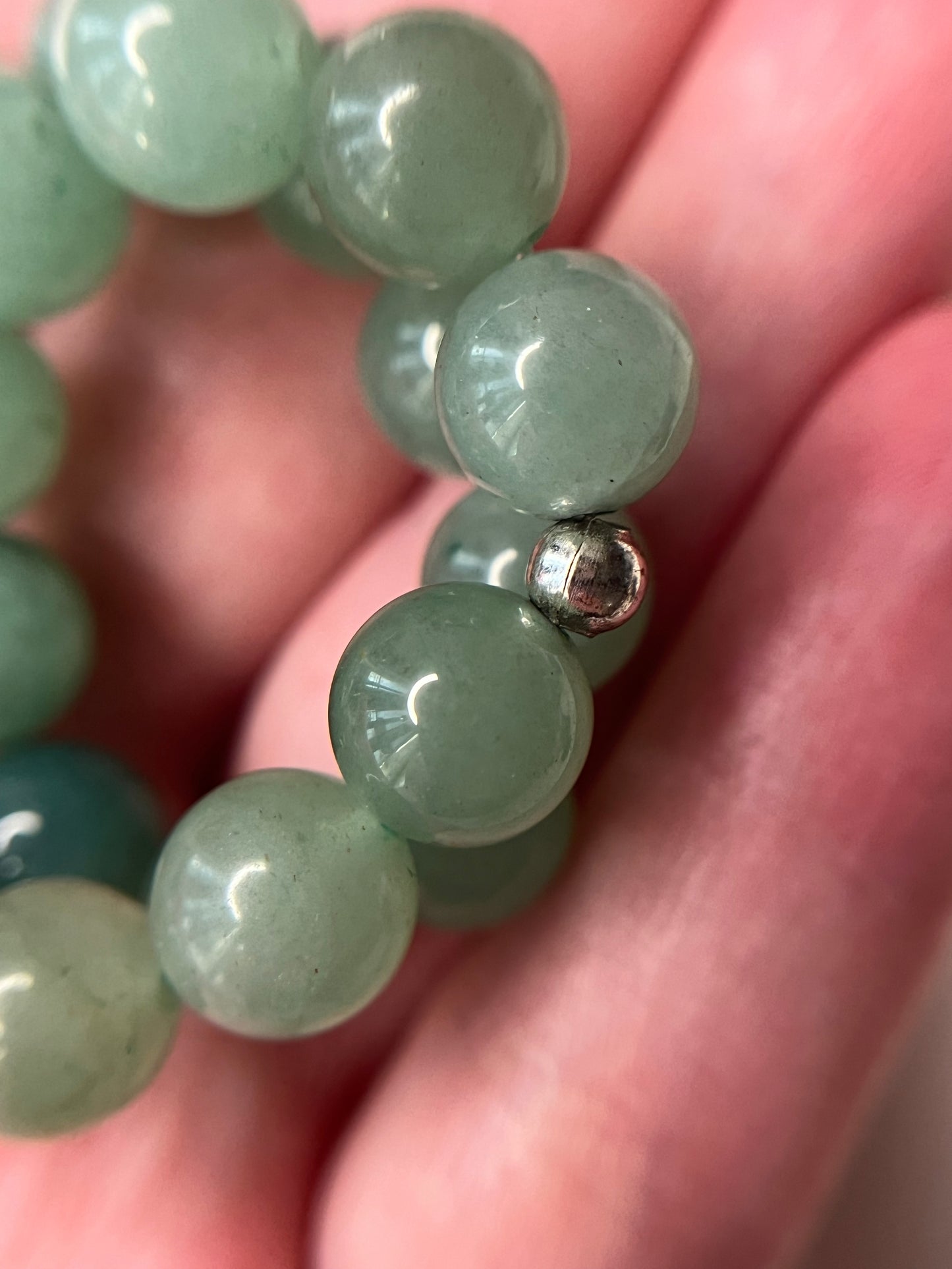 Bracelet en aventurine verte